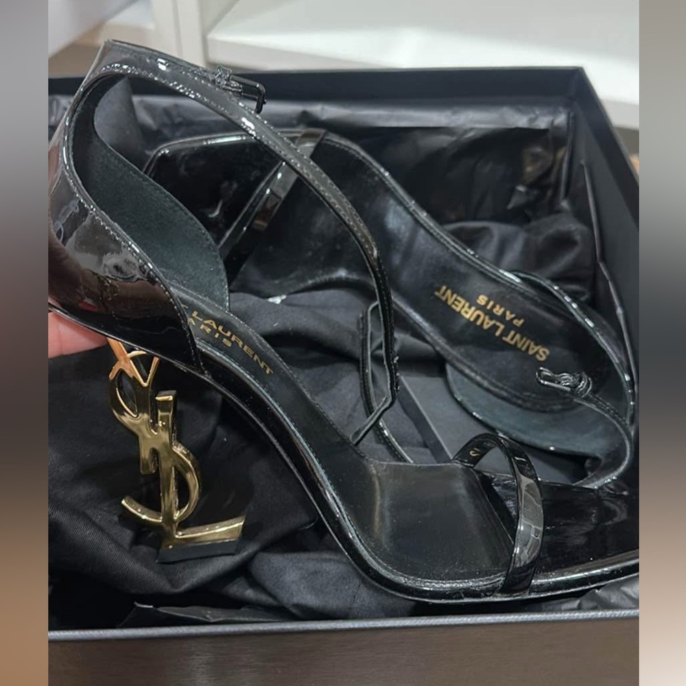 Shoes YSL Vernic Chiffon/oro Antico size 35,5 eu
